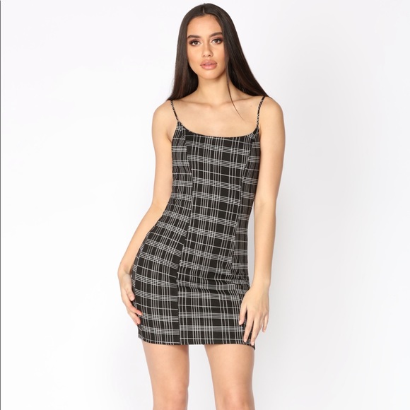 Fashionnova Plaid Mini Dress - Picture 2 of 4